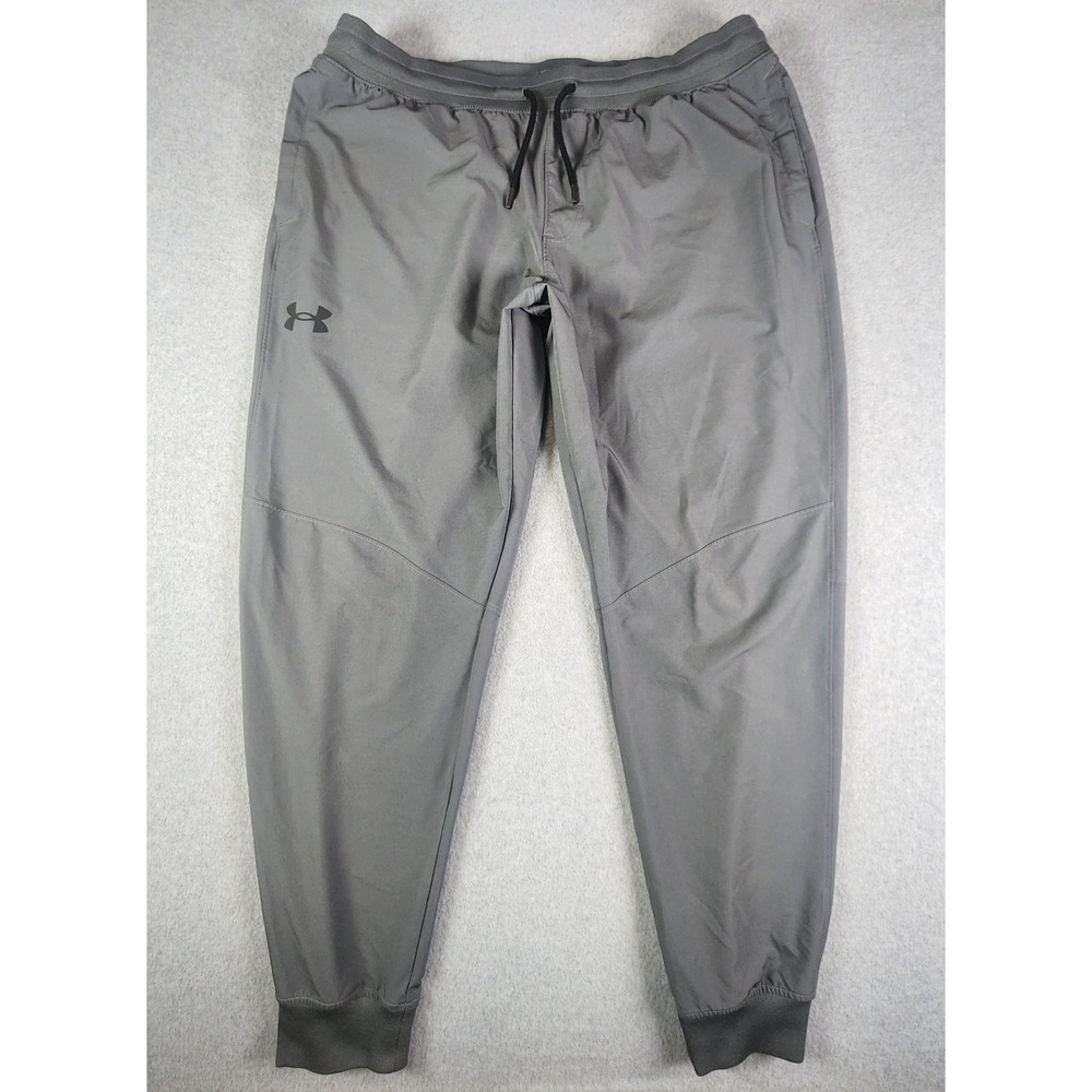 Under Armour Sportstyle Elite Tapered Jogger Pant Mens XXL Grey Pockets 1374658